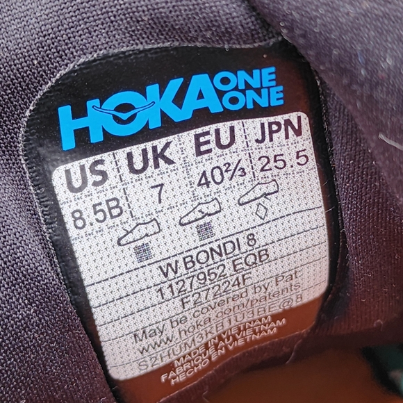 HOKA BONDI 8 - Womens Athletic Shoes - SIZE 8.5B - Please See All Pictures - - Picture 10 of 10